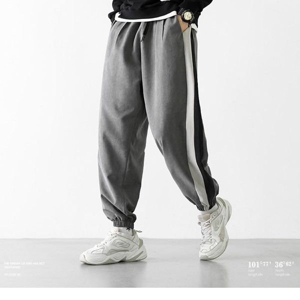 men's harem pants hip hop overalls streetwear loose fashion color matching casual sports 2021 legging harajuku trousers, Black
men's harem pants hip hop overalls streetwear loose fashion color matching casual sports 2021 legging harajuku trousers, Black