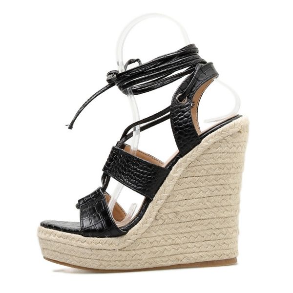 sandals 15cm ultra high heels women boho styles grass weaving platform wedge beach shoes cross-tied gladiator woman m5i0, Black
sandals 15cm ultra high heels women boho styles grass weaving platform wedge beach shoes cross-tied gladiator woman m5i0, Black