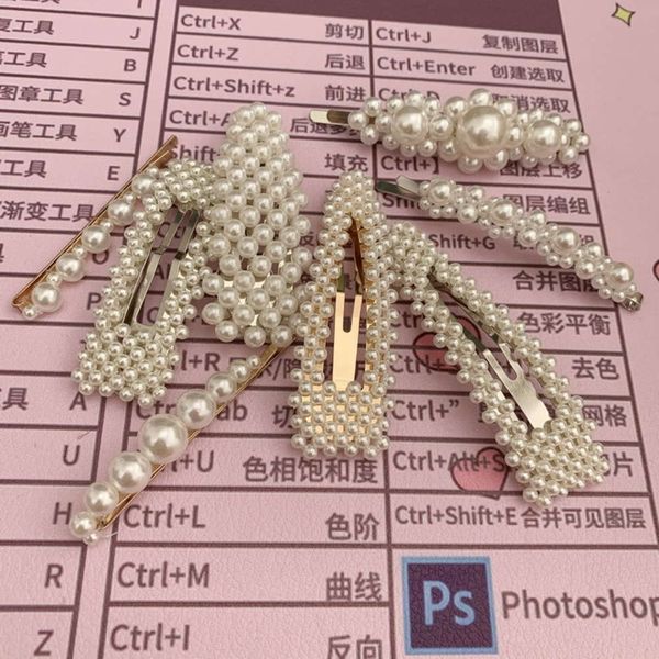 hairpin korean pearl hairpin sweet handmade beaded bb fairy clip banger, Golden;silver
hairpin korean pearl hairpin sweet handmade beaded bb fairy clip banger, Golden;silver