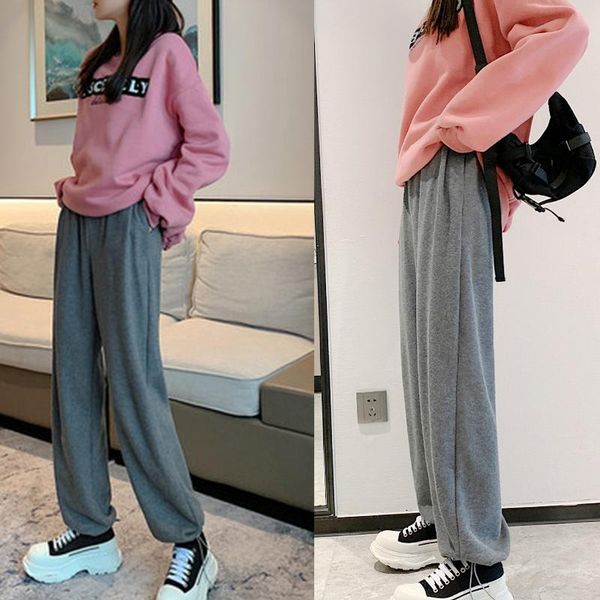 luxmuwa plus velvet sweatpants women loose thick pants 2021 all-match casual autumn and winter women's & capris, Black;white
luxmuwa plus velvet sweatpants women loose thick pants 2021 all-match casual autumn and winter women's & capris, Black;white