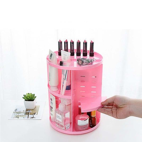 fashion pink 360-degree rotating makeup organizer box brush holder jewelry case cosmetic storage boxes & bins
fashion pink 360-degree rotating makeup organizer box brush holder jewelry case cosmetic storage boxes & bins