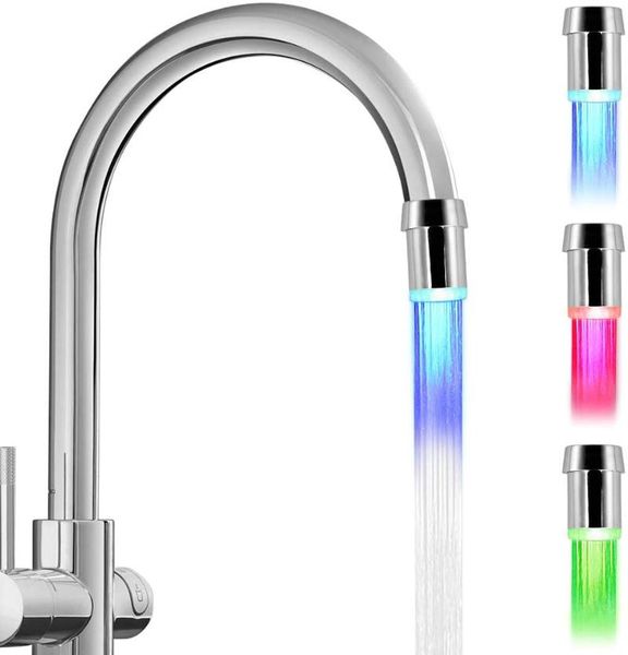Kitchen Bathroom Water Faucet Head Upgrade LED Tap Temperature Sensor NozzleGradient Spray Adapter Sink Lights Grifo Other Faucets, Showers
Kitchen Bathroom Water Faucet Head Upgrade LED Tap Temperature Sensor NozzleGradient Spray Adapter Sink Lights Grifo Other Faucets, Showers