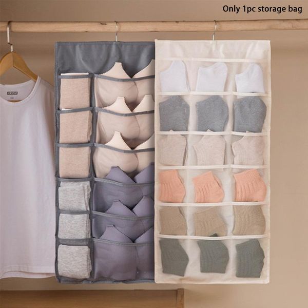 storage bags non woven fabric dual sided mesh pockets holder bra closet hanging organizer wardrobe bag socks underwear with hook
storage bags non woven fabric dual sided mesh pockets holder bra closet hanging organizer wardrobe bag socks underwear with hook
