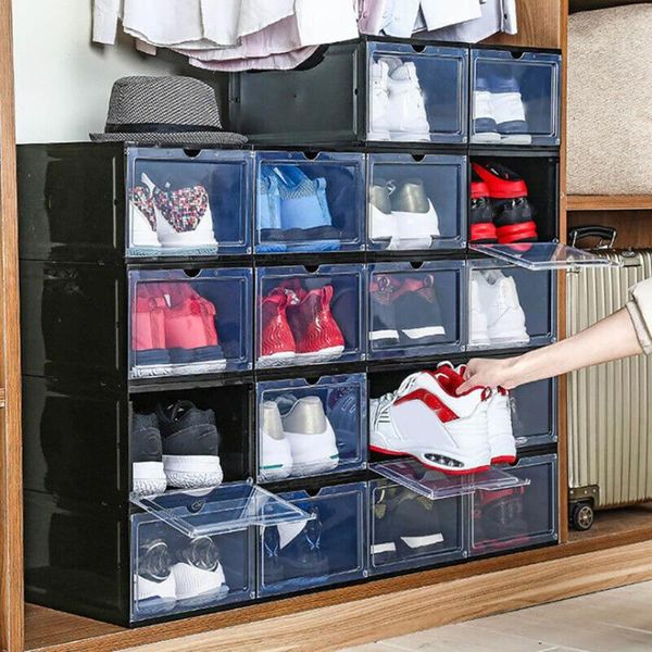 clothing & wardrobe storage transparent lid plastic sneakers stackable drawer design shoes box container organizer save space
clothing & wardrobe storage transparent lid plastic sneakers stackable drawer design shoes box container organizer save space