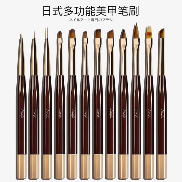 jmofo professional manicure brush set gradient blooming painted bracing wire varved potherapy pen nail beauty tools1, Yellow
jmofo professional manicure brush set gradient blooming painted bracing wire varved potherapy pen nail beauty tools1, Yellow