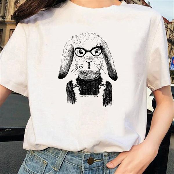 fashion rabbit print men t shirt short sleeve o neck tshirts summer female tee korean clothes, White;black
fashion rabbit print men t shirt short sleeve o neck tshirts summer female tee korean clothes, White;black