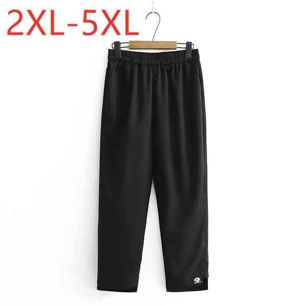 ladies spring autumn plus size cropped pants for women large loose casual pocket straight black trousers 3xl 4xl 5xl women's & capris, Black;white
ladies spring autumn plus size cropped pants for women large loose casual pocket straight black trousers 3xl 4xl 5xl women's & capris, Black;white