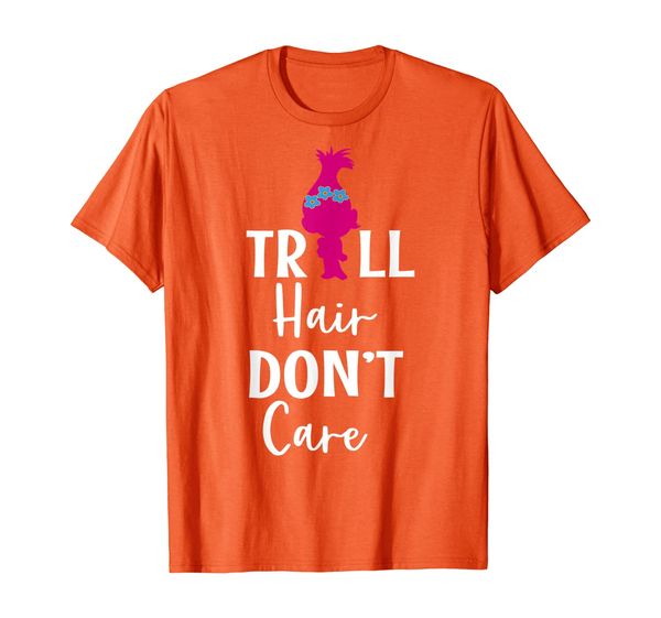 troll hair don't care shirt, White;black
troll hair don't care shirt, White;black