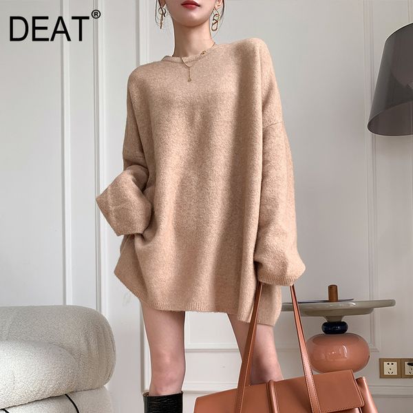 autumn and winter fashion casual long sleeve solid color velvet medium length loose women's sweater sh482 210421, White;black
autumn and winter fashion casual long sleeve solid color velvet medium length loose women's sweater sh482 210421, White;black