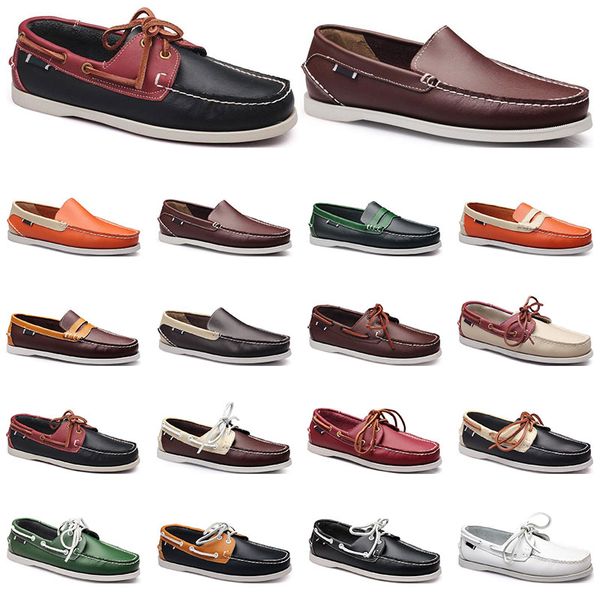 154 womens sneakers sailing shoe mens casual leather shoes black white red green orange brown outdoor trainers size 38-45
154 womens sneakers sailing shoe mens casual leather shoes black white red green orange brown outdoor trainers size 38-45