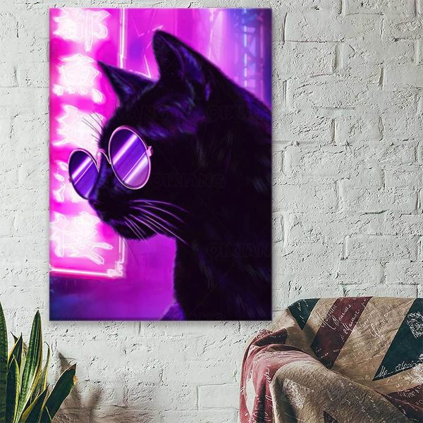 paintings cute cat wear sunglasses poster vintage home living bedroom stair wall decor tin painting black pussycat
paintings cute cat wear sunglasses poster vintage home living bedroom stair wall decor tin painting black pussycat