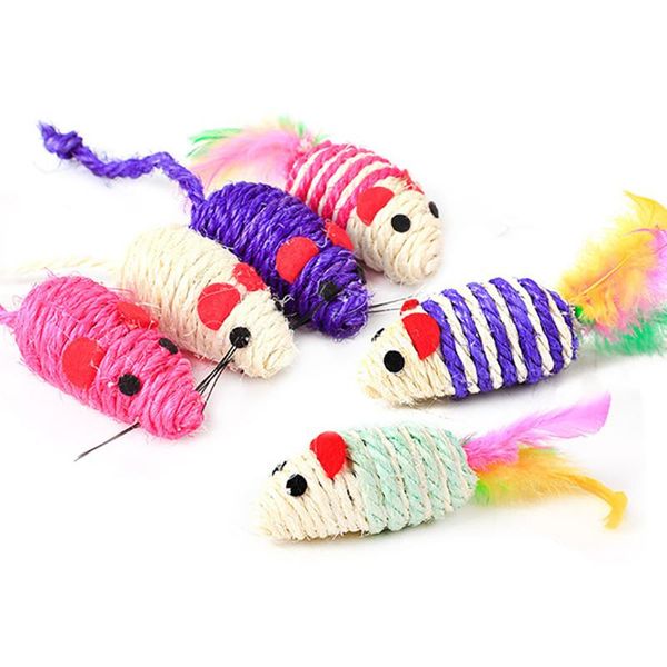 1pcs cat toy creative natural sisal rope teething pet kitten teaser interactive toys product random color
1pcs cat toy creative natural sisal rope teething pet kitten teaser interactive toys product random color