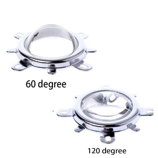light beads 44mm led lens optical glass 60 120 degree + 50mm reflector collimator fixed bracket for 20w 30w 50w 100w cob chip