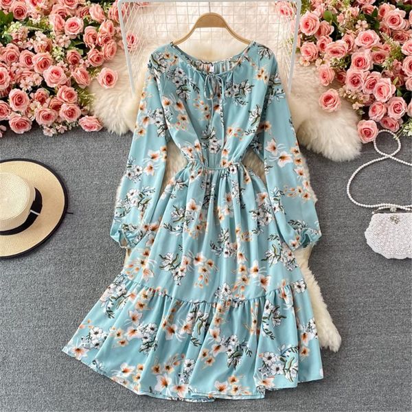 casual dresses women floral chiffon autumn dress 2021 o neck long sleeve robe high waist midi ruffle vestidos female clothing as, Black;gray
casual dresses women floral chiffon autumn dress 2021 o neck long sleeve robe high waist midi ruffle vestidos female clothing as, Black;gray