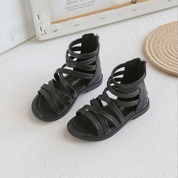 sandals black pu leather baby girls summer children toddler shoes soft hollow flat heel zipper kid, Black;red
sandals black pu leather baby girls summer children toddler shoes soft hollow flat heel zipper kid, Black;red