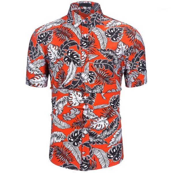 men shirts 2021 brand mens short sleeve beach hawaiian summer 100%cotton casual floral clothing fashion men's, White;black
men shirts 2021 brand mens short sleeve beach hawaiian summer 100%cotton casual floral clothing fashion men's, White;black