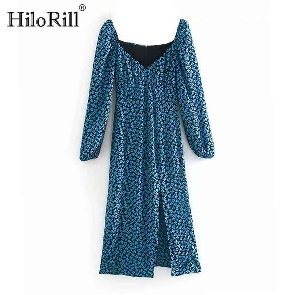 floral elegant midi dress women v neck front split party lantern long sleeve vintage lady print 210508, Black;gray
floral elegant midi dress women v neck front split party lantern long sleeve vintage lady print 210508, Black;gray