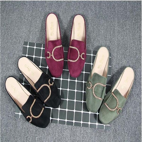 slippers fashion mule shoes woman summer square toe lady babouche comfort casual flip flops feminino female plus size 34-44, Black
slippers fashion mule shoes woman summer square toe lady babouche comfort casual flip flops feminino female plus size 34-44, Black