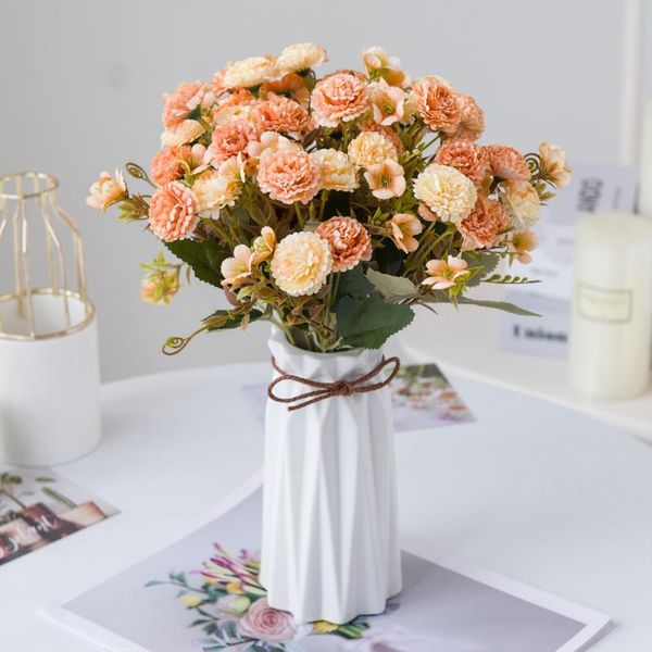 decorative flowers & wreaths silk carnation artificial bouquet vases for home decor wedding decoration fake table centerpieces
decorative flowers & wreaths silk carnation artificial bouquet vases for home decor wedding decoration fake table centerpieces