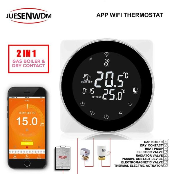 smart home control eu underfloor heating thermostat wifi temperature radiator valve & gas boiler for hysteresls 1c
smart home control eu underfloor heating thermostat wifi temperature radiator valve & gas boiler for hysteresls 1c