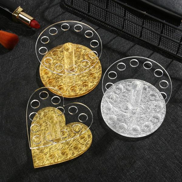 nail art kits 12 hole makeup brushes holder professional acrylic gel heart round stand shelf for displaying manicure tool
nail art kits 12 hole makeup brushes holder professional acrylic gel heart round stand shelf for displaying manicure tool