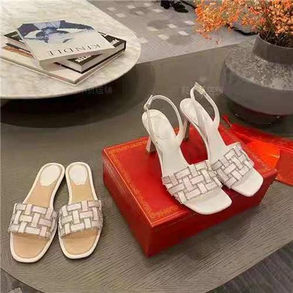 slippers 2021 european and american style summer wear rhinestone woven ladies sandals with flat bottom beach shoes women, Black
slippers 2021 european and american style summer wear rhinestone woven ladies sandals with flat bottom beach shoes women, Black