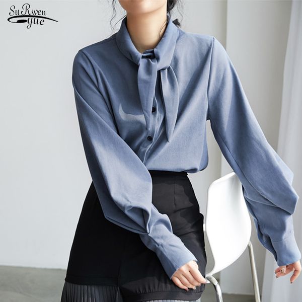 autumn clothes bow lantern sleeve solid loose women and blouses cardigan female vintage shirts chemisier femme 8027 50 210508, White
autumn clothes bow lantern sleeve solid loose women and blouses cardigan female vintage shirts chemisier femme 8027 50 210508, White