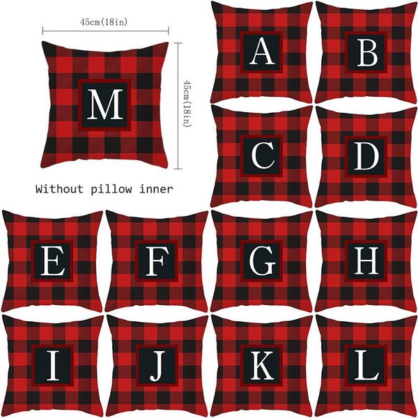 cushion/decorative pillow red lattice creative letters christmas pillowcase custom peach skin square cushion
cushion/decorative pillow red lattice creative letters christmas pillowcase custom peach skin square cushion