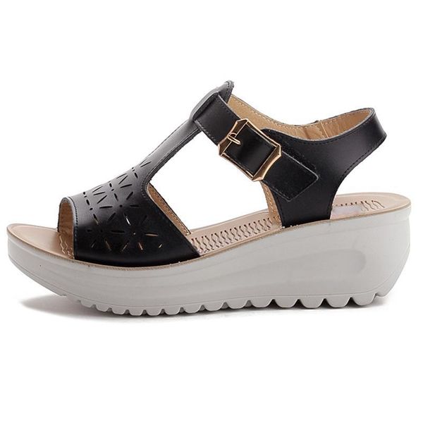sandals mvvjke summer wedge shoes women casual flat thick bottom female hollow peep toe zg3h, Black
sandals mvvjke summer wedge shoes women casual flat thick bottom female hollow peep toe zg3h, Black
