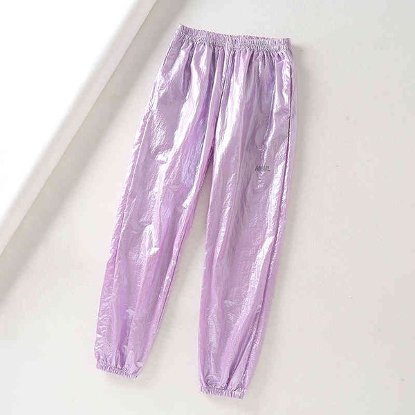 women's jeans loose summer thin streetwear glossy shiny pants casual neon hip hop jogger high waist plus size lrav, Blue
women's jeans loose summer thin streetwear glossy shiny pants casual neon hip hop jogger high waist plus size lrav, Blue