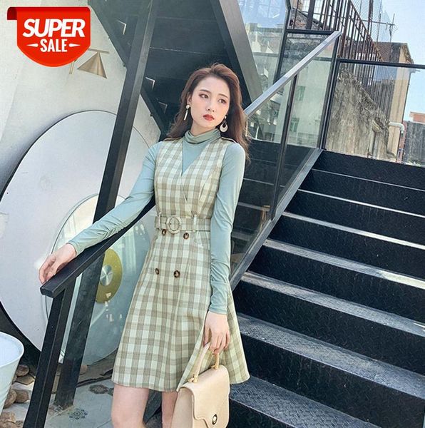 french retro suit, trendy fashion temperament, age-reducing plaid skirt, wearing a bottoming sweater #om1f, Black;gray
french retro suit, trendy fashion temperament, age-reducing plaid skirt, wearing a bottoming sweater #om1f, Black;gray