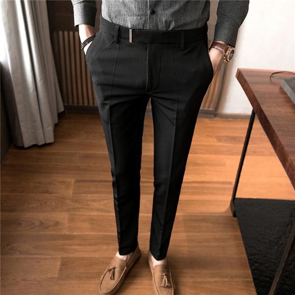 men's suits & blazers black pants men business casual youth mens striped stretch trousers, White;black
men's suits & blazers black pants men business casual youth mens striped stretch trousers, White;black