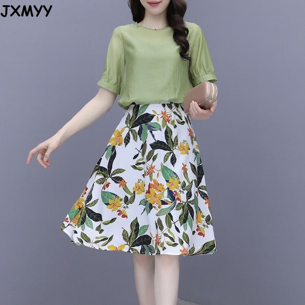 20241tea break green dress two-piece female summer new style fashion short-sleeved chiffon floral skirt suit female jxmyyy 210412, White
20241tea break green dress two-piece female summer new style fashion short-sleeved chiffon floral skirt suit female jxmyyy 210412, White