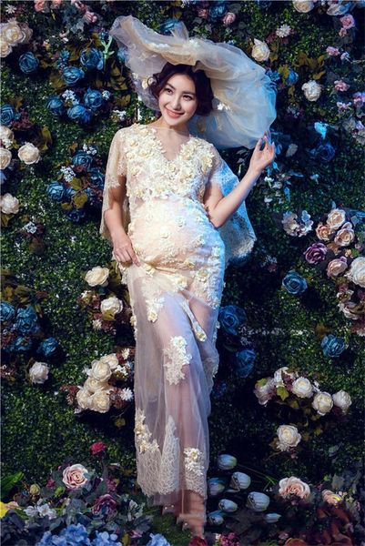 lace maternity pography props dresses for pregnant women clothes po shoot pregnancy, White
lace maternity pography props dresses for pregnant women clothes po shoot pregnancy, White