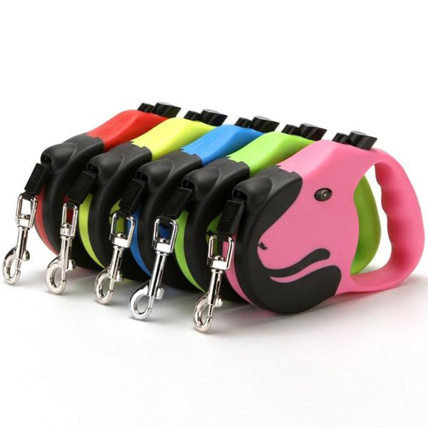 3/5m retractable dog leash nylon rope chrome-plated metal fasteners for small/medium/large dogs under 17kg collars & leashes
3/5m retractable dog leash nylon rope chrome-plated metal fasteners for small/medium/large dogs under 17kg collars & leashes