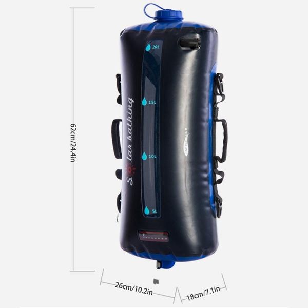 hydration packs camping shower, 20l portable outdoor camp shower bag solar w/ pressure foot pump for beach swim travel hiking dropship
hydration packs camping shower, 20l portable outdoor camp shower bag solar w/ pressure foot pump for beach swim travel hiking dropship