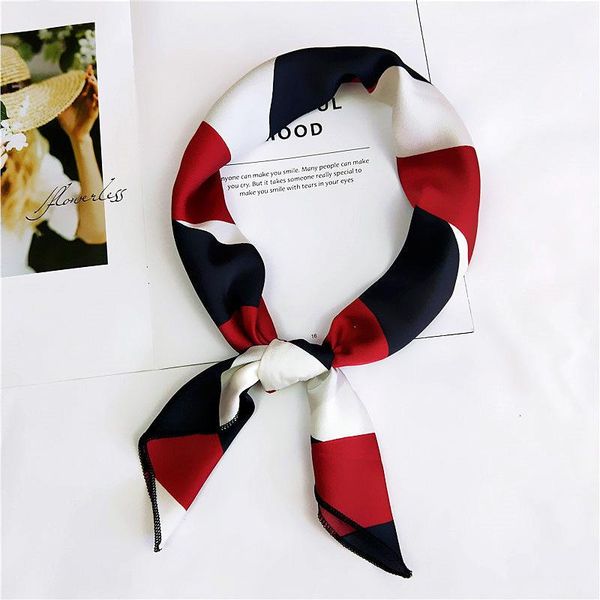 scarves plaid neckerchief foulard scarf women color block square headband female office hostess wraps small bag circular, Blue;gray
scarves plaid neckerchief foulard scarf women color block square headband female office hostess wraps small bag circular, Blue;gray