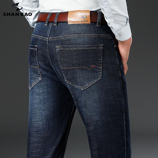 men's jeans shan bao 2021 autumn winter brand yasser stretch-fit straight classic style high-quality high-rise business, Blue
men's jeans shan bao 2021 autumn winter brand yasser stretch-fit straight classic style high-quality high-rise business, Blue