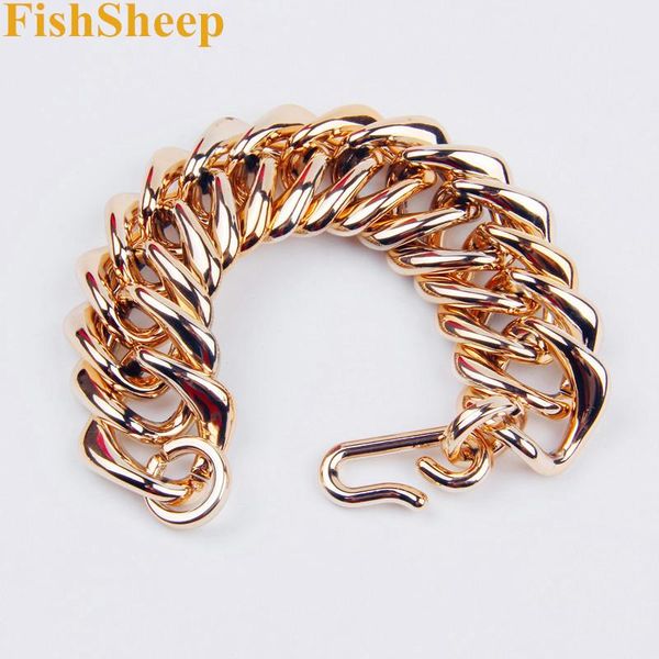 charm bracelets fashion acrylic chunky chain women's exaggerated rose gold color wrap cuff & bangle statement jewelry, Golden;silver
charm bracelets fashion acrylic chunky chain women's exaggerated rose gold color wrap cuff & bangle statement jewelry, Golden;silver