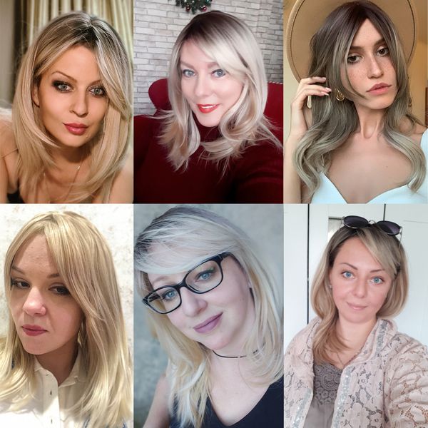 costume accessories easihair synthetic wigs for women ombre brown blonde wigs with bangs layered cosplay wigs heat resistant medium length w, Silver
costume accessories easihair synthetic wigs for women ombre brown blonde wigs with bangs layered cosplay wigs heat resistant medium length w, Silver