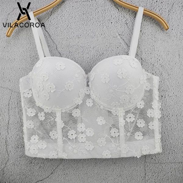 corset tank women's floral embroidery lace short crop camisole skinny bodycon party clubwear bustier vest female tanks & camis, White
corset tank women's floral embroidery lace short crop camisole skinny bodycon party clubwear bustier vest female tanks & camis, White