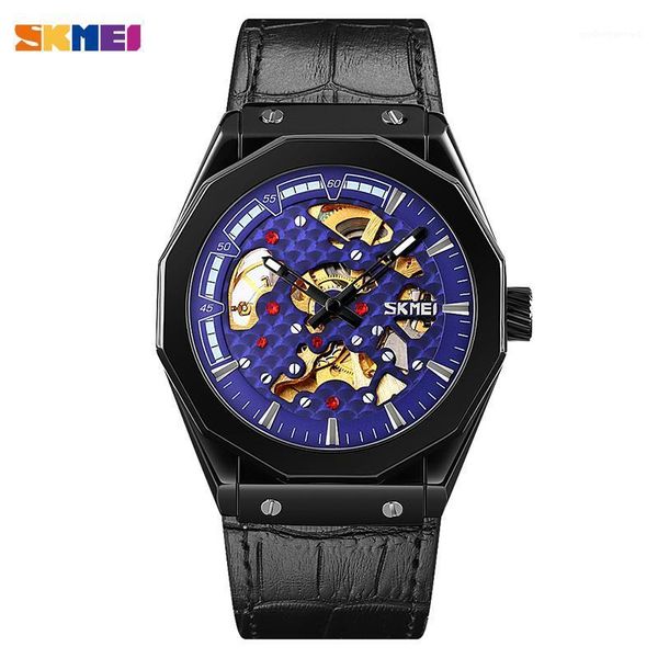 vintage brand men automatic watch sport wristwatch skmei luxury skeleton mechanical retro leather strap clock for male wristwatches, Slivery;brown
vintage brand men automatic watch sport wristwatch skmei luxury skeleton mechanical retro leather strap clock for male wristwatches, Slivery;brown
