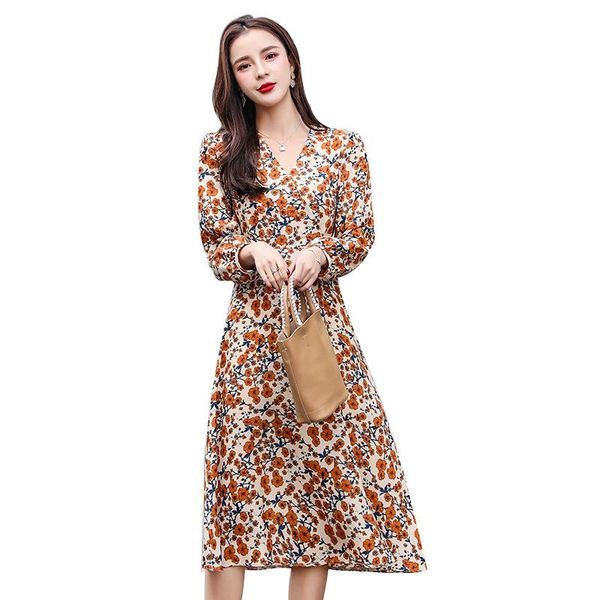 casual dresses zipper chiffon dress women bandage causal long sleeve 2021 spring korean high waist sweet floral womens, Black;gray
casual dresses zipper chiffon dress women bandage causal long sleeve 2021 spring korean high waist sweet floral womens, Black;gray