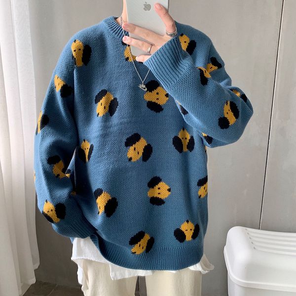 men's hoodies & sweatshirts autumn of cartoons knitted and crocheted dog embroidered neck-neck sweater casual male street wear 8irk, Black
men's hoodies & sweatshirts autumn of cartoons knitted and crocheted dog embroidered neck-neck sweater casual male street wear 8irk, Black