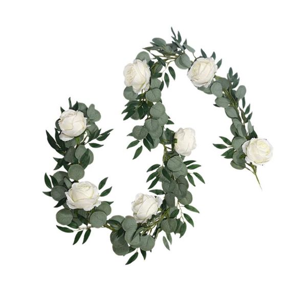 decorative flowers & wreaths 1pc simulation rose flower rattan decoration green leaf vine decor for wedding
decorative flowers & wreaths 1pc simulation rose flower rattan decoration green leaf vine decor for wedding