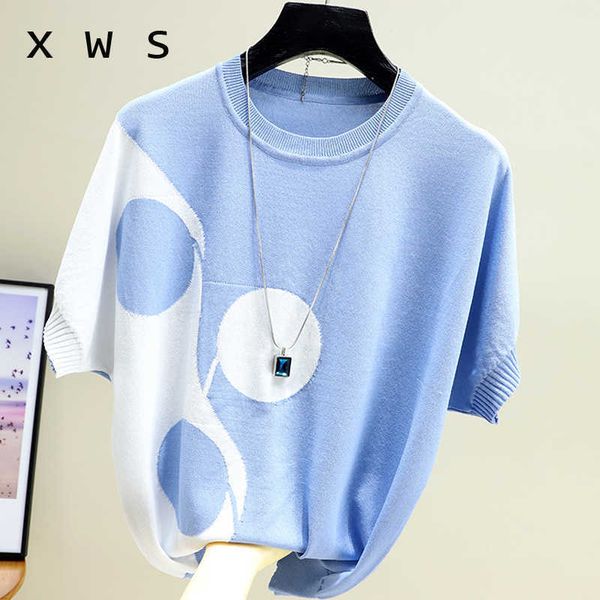 oversize women's sweaters short sleeve spring summer women pullover sweater high elasticity pull femme jersey mujer 210604, White;black
oversize women's sweaters short sleeve spring summer women pullover sweater high elasticity pull femme jersey mujer 210604, White;black