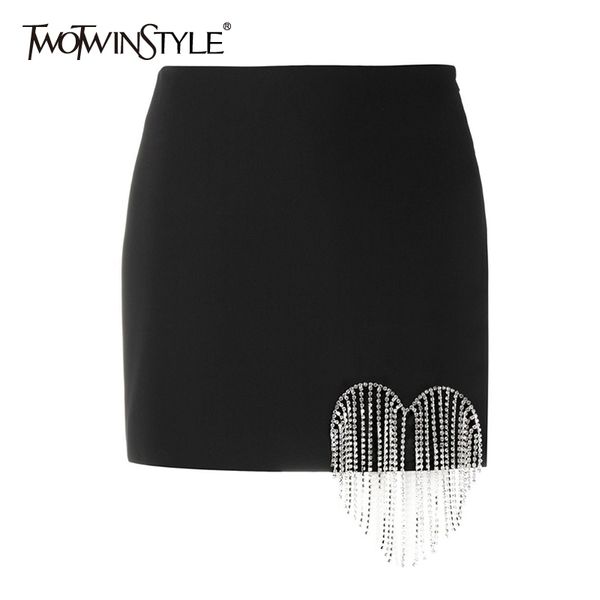 black patchwork diamond tassel skirt for women high waist a line casual mini skirts female fashion new summer tide 210428
black patchwork diamond tassel skirt for women high waist a line casual mini skirts female fashion new summer tide 210428