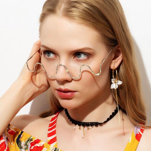 fashion sunglasses frames steampunk diamond ladies rhinestone glasses men wave and women, Black
fashion sunglasses frames steampunk diamond ladies rhinestone glasses men wave and women, Black