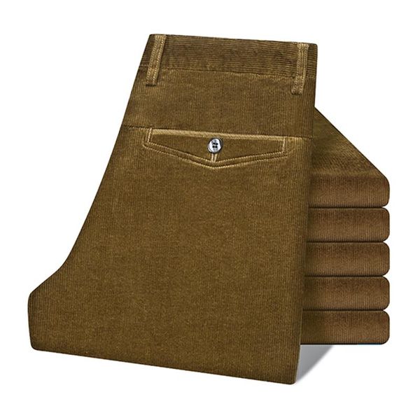 men's pants men's corduroy casual autumn and winter thick business straight stretch loose trousers male brand clothes, Black
men's pants men's corduroy casual autumn and winter thick business straight stretch loose trousers male brand clothes, Black