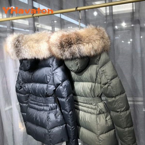 yhavaton winter vintage real fox fur collar down jacket women 90% duck down jacket female snow thick warm outwear woman jacket, Black
yhavaton winter vintage real fox fur collar down jacket women 90% duck down jacket female snow thick warm outwear woman jacket, Black